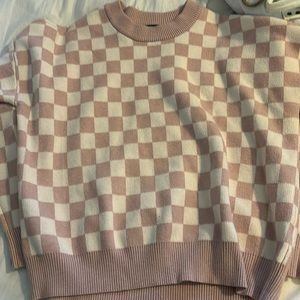 Checkered  sweater